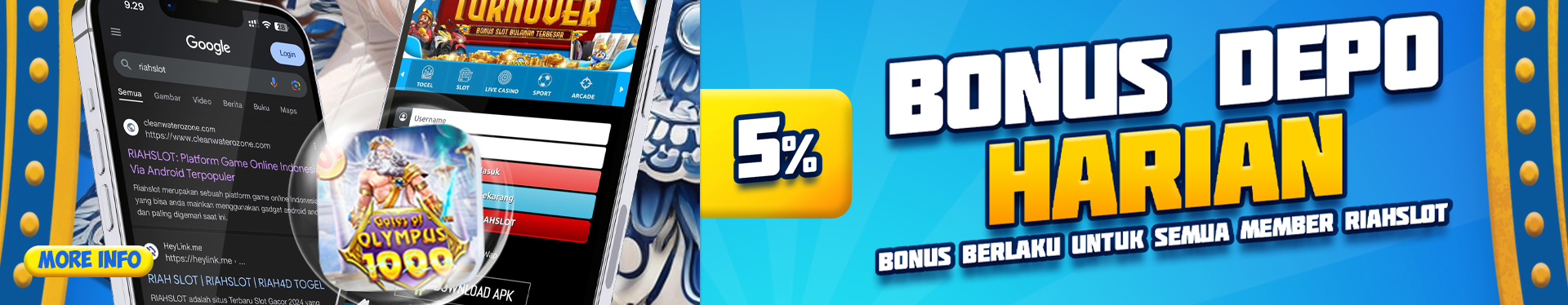 BONUS DEPOSIT HARIAN 5%